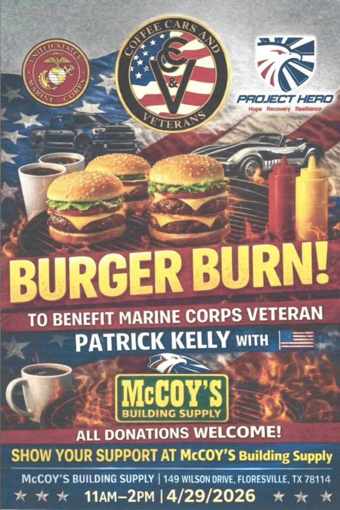 Burger Burn to support MC Veteran Patrick Kelly
