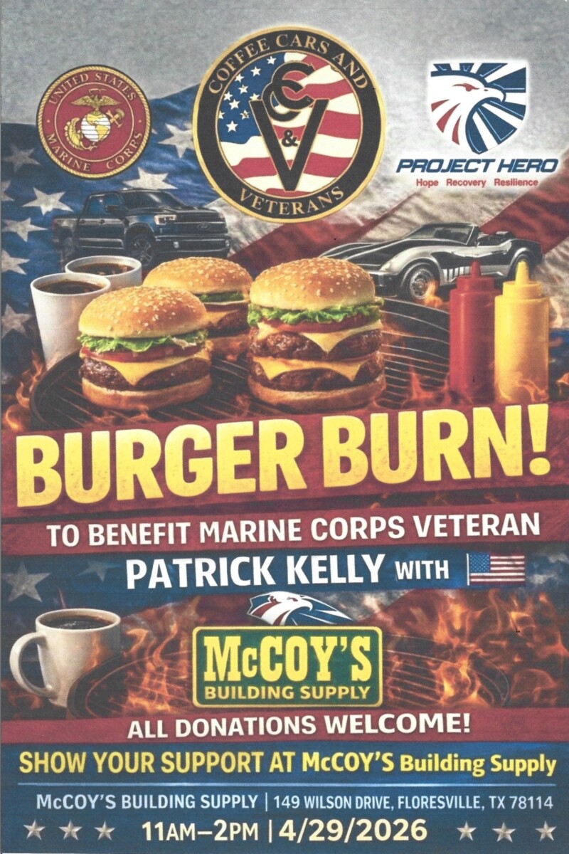 Burger Burn to support MC Veteran Patrick Kelly